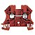 Conector Wdu 4/35 Pa Vermelho 1020140000 Weidmuller Conexel - Imagem 1
