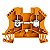 Conector Wdu 6/35 Pa Laranja 1020260000 Weidmuller Conexel - Imagem 1