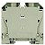 Conector Wdu 95N/120N/35 Bege Wemid 1820550000 Weidmuller Conexel - Imagem 1