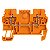 Conector Zdu 1.5 Pa Laranja 1775500000 Weidmuller Conexel - Imagem 1