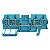 Conector Zdu 1.5/4An Wemid Azul 1775600000 Weidmuller Conexel - Imagem 1