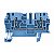 Conector Zdu 2.5 Wemid Azul 1608520000 Weidmuller Conexel - Imagem 1