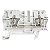 Conector Zdu 2.5 Wemid Branco 1683320000 Weidmuller Conexel - Imagem 1