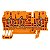 Conector Zdu 2.5/3An Pa Laranja 1636790000 Weidmuller Conexel - Imagem 1