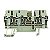 Conector Zdu 2.5/3An Wemid 1608540000 Weidmuller Conexel - Imagem 1