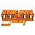 Conector Zdu 2.5/4An Pa Laranja 1636800000 Weidmuller Conexel - Imagem 1