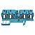 Conector Zdu 2.5/4An Wemid Azul 1608580000 Weidmuller Conexel - Imagem 1