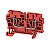 Conector Zdu 4 Pa Vermelho 1683580000 Weidmuller Conexel - Imagem 1