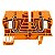 Conector Zdu 6 Laranja 1636820000 Weidmuller Conexel - Imagem 1