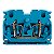 Conector Zdub 2.5-2/2An/Dm Wemi Azul 1704360000 Weidmuller Conexel - Imagem 1