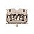 Conector Zdub 2.5-2/2An/Rc Wemi Bege 1712820000 Weidmuller Conexel - Imagem 1