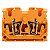 Conector Zdub 2.5-2/4An/Dm Or 1704560000 Weidmuller Conexel - Imagem 1