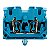 Conector Zdub 2.5-2/4An/Rc Bl 1712980000 Weidmuller Conexel - Imagem 1