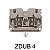 Conector Zdub 2.5-2/4An/Rc Wemid Beg 1712970000 Weidmuller Conexel - Imagem 1