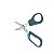 Ferramenta De Corte Tipo Tesoura Scissors Kevlar 1208910000 Weidmuller Conexel - Imagem 1