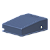 Interruptor Pedal Miniatura Plástico Azul 1 Microrutor 1Na+1Nf SP1PZ Kap - Imagem 1