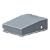 Interruptor Pedal Miniatura Plástico Cinza 2 Microrutores 1Na+1Nf SP2PC Kap - Imagem 1