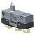 Microrutor Básico 16A, 1Na+1Nf, Botão Médio, Terminal Parafuso Frontal Com Prensa-Fio M3D9 Kap - Imagem 1