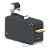 Microrutor Miniatura 10A, 1Nf, Alavanca Curta Com Rolete, Terminal Solda MV5J1HC1 Kap - Imagem 1