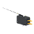 Microrutor Miniatura 15A, 1Na+1Nf, Alavanca Extra Longa, Terminal Faston 4,8X0,5Mm MV7G7CA1 Kap - Imagem 1