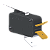 Microrutor Miniatura 15A, 1Na+1Nf, Alavanca, Terminal Faston 6,3X0,8Mm MV7G3FB1 Kap - Imagem 1