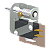 Microrutor Miniatura 15A, 1Na+1Nf, Botão Para Portas, Terminal Faston 4,8X0,5Mm MV7ZCA1 Kap - Imagem 1