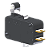 Microrutor Miniatura 5A, 1Na+1Nf, Alavanca Curta Com Rolete, Terminal Solda MV3J1IC1 Kap - Imagem 1