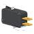 Microrutor Miniatura 5A, 1Na+1Nf, Alavanca Curta, Terminal Faston 6,3X0,8Mm MV3G2FA1 Kap - Imagem 1