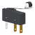 Microrutor Subminiatura 5A, 1Na+1Nf, Alavanca Flexível Com Rolete, Terminal Faston 2,8X0,5Mm MM2R3NF Kap - Imagem 1