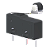 Microrutor Subminiatura 5A, 1Na+1Nf, Alavanca Flexível Curta Com Rolete, Terminal Circuito Impresso MM1R1NI Kap - Imagem 1
