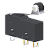 Microrutor Subminiatura 5A, 1Na+1Nf, Alavanca Flexível Curta Com Rolete, Terminal Solda MM1R1NS Kap - Imagem 1