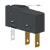 Microrutor Subminiatura 5A, 1Na+1Nf, Alavanca Flexível Curta, Terminal Faston 2,8X0,5Mm MM1E1NF Kap - Imagem 1