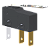 Microrutor Subminiatura 5A, 1Na+1Nf, Alavanca Flexível, Terminal Faston 2,8X0,5Mm MM1E3NF Kap - Imagem 1