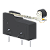 Microrutor Subminiatura 5A, 1Na+1Nf, Alavanca Rígida Com Rolete, Terminal Circuito Impresso MM2J3NI Kap - Imagem 1
