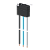 Microrutor Subminiatura Protegido 10A Contato Na+Nf Alavanca Flexível, 3 Cabos De Ligação, 20 Awg, Na Azul, Nf Cinza, Pc MMP1E3NW Kap - Imagem 1