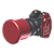 Botão Cogumelo Compacto Diâmetro 40Mm Vermelho Moldura Redonda 2Nf P/ Furo 22Mm C9E4R02 Kap - Imagem 1