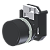 Botão Raso Preto Moldura Redonda P/ Furo 22Mm C2XBNP Kap - Imagem 1