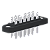 Contato Macho Din 41622 12 Polos Terminal Solda Pratedo Furos De Fixação Ø3,5 PC12M Kap - Imagem 1