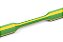 Tubo Termocontrátil 2:1 Sem Adesivo Poliolefina Reticulada Verde - Amarelo Tfn21 3,2/1,6-Po-X-Gnye Hellermann - Imagem 1