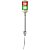 Coluna Luminosa Ø60Mm Pré-Montada, Led Vermelho, Verde, 24Vca/Cc XVGB2T SCHNEIDER - Imagem 1