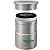 Base + Tampa Superior Ø60Mm Para Coluna Luminosa Xvu, Prateada, 24Vca/Cc XVUC21BQ SCHNEIDER - Imagem 1