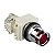 Botao 30Mm Metalico Luminoso G.Alta Led Alto Brilho 24V 1Na 1Nf Vermelho 9001K3L35LRRH13 SCHNEIDER - Imagem 1