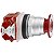 Botao 30Mm Metalico Empurrar Puxar Soco D57 1Nf Vermelho 9001KR9R21H6 SCHNEIDER - Imagem 1