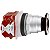 Cabecote Para Botao 30Mm Metalico Soco Empurrar Puxar D41 Preto 9001KR9B SCHNEIDER - Imagem 1