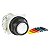 Botao 30Mm Plastico A Impulsao 1Na 1Nf Multi Cor 9001SKR1UH13 SCHNEIDER - Imagem 1