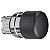 Cabeçote Para Botão Ø22Mm Metálico, Retorno Por Mola, Cogumelo Ø30Mm, Preto ZB4BC24 SCHNEIDER - Imagem 1