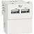 Prime Decor - 2 Usb Charger 2.0 - 2.1A 127/220V - 2 Modules - White PRM047821 SCHNEIDER - Imagem 1