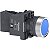 Botão Luminoso Ø22Mm Plástico, Retorno Por Mola, Azul, Na, 24Vca/Cc XA2EW36B1 SCHNEIDER - Imagem 1