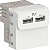 Miluz - Usb Charger 2.0 2.1A 127/220V - 2 Modules - White S3B70820 SCHNEIDER - Imagem 1