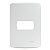 Miluz - Bossa - 4X2 Plate - 1 Gang - With Fixing Frame - White S3B57210 SCHNEIDER - Imagem 1